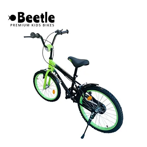 Beetle Storm 1.0 20T Kids 12 Inches Steel Frame Cycle for Boys & Girls, Age Group - 6 to 10 yrs,Green and Black
