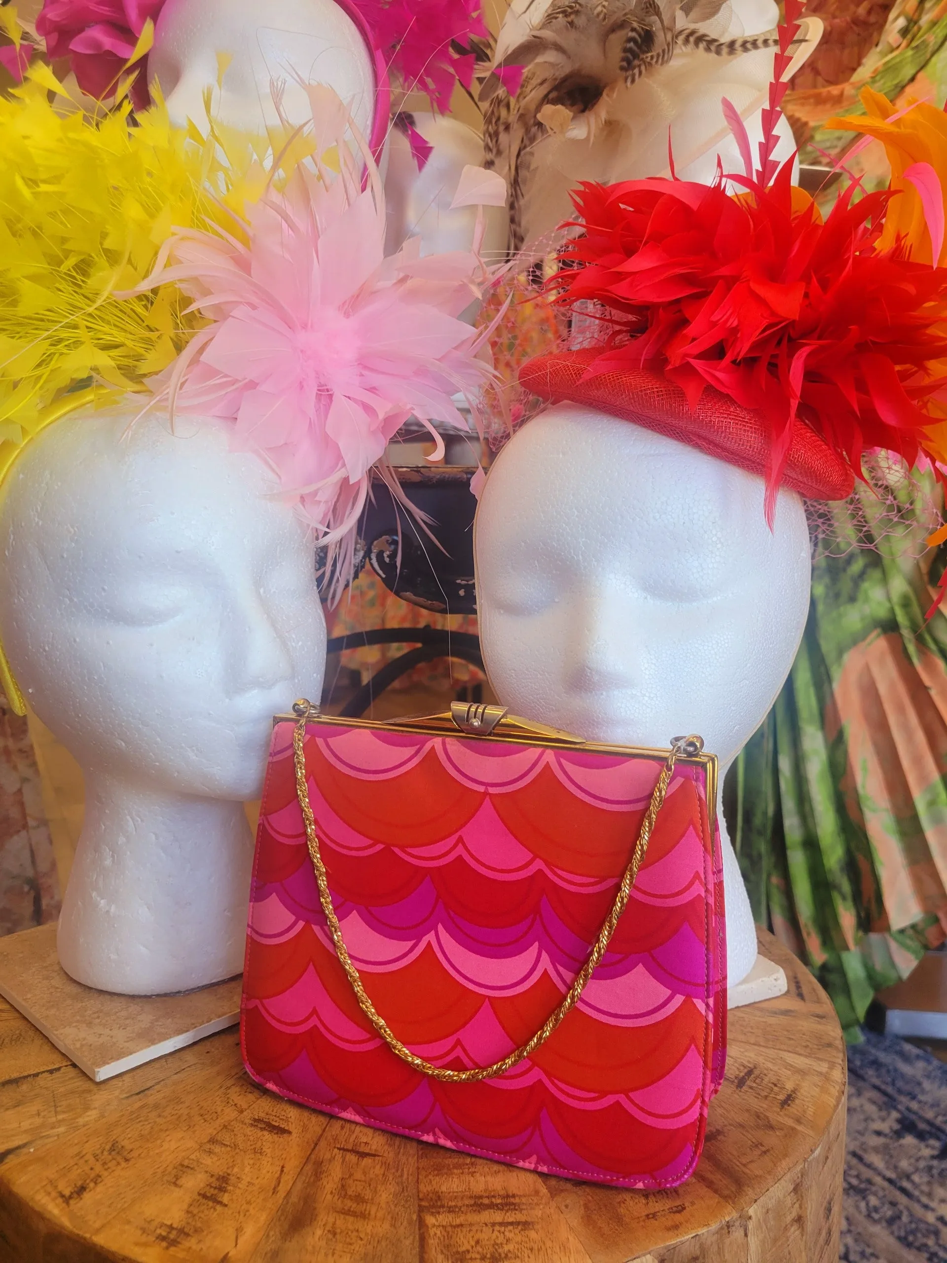 Vintage Wave Clutch